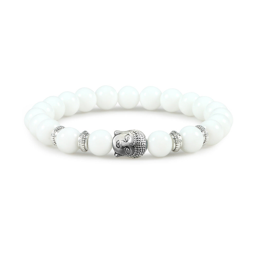 Brazalete de la cabeza de la cabeza de la cabeza del cristal de la buda de los budas de la buda